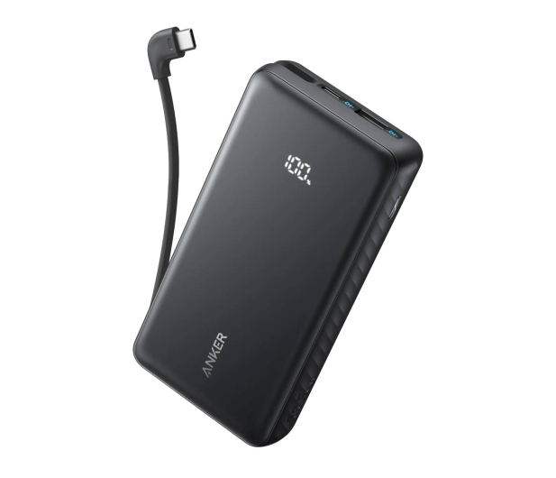 Anker Zolo Power Bank 20000mAh 22.5W Built-In USB-C Cable Black - 1371536 - zdjęcie 2